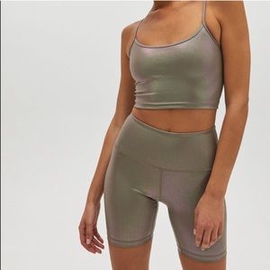 TNA Karelis Tank & Atmosphere Short 7” SET in Stone Taupe